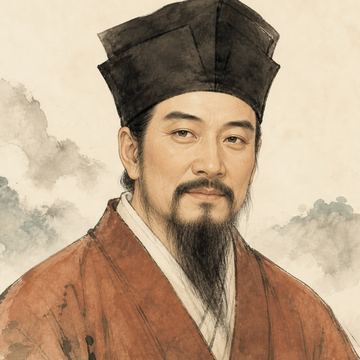 Ink portrait of Su Shi