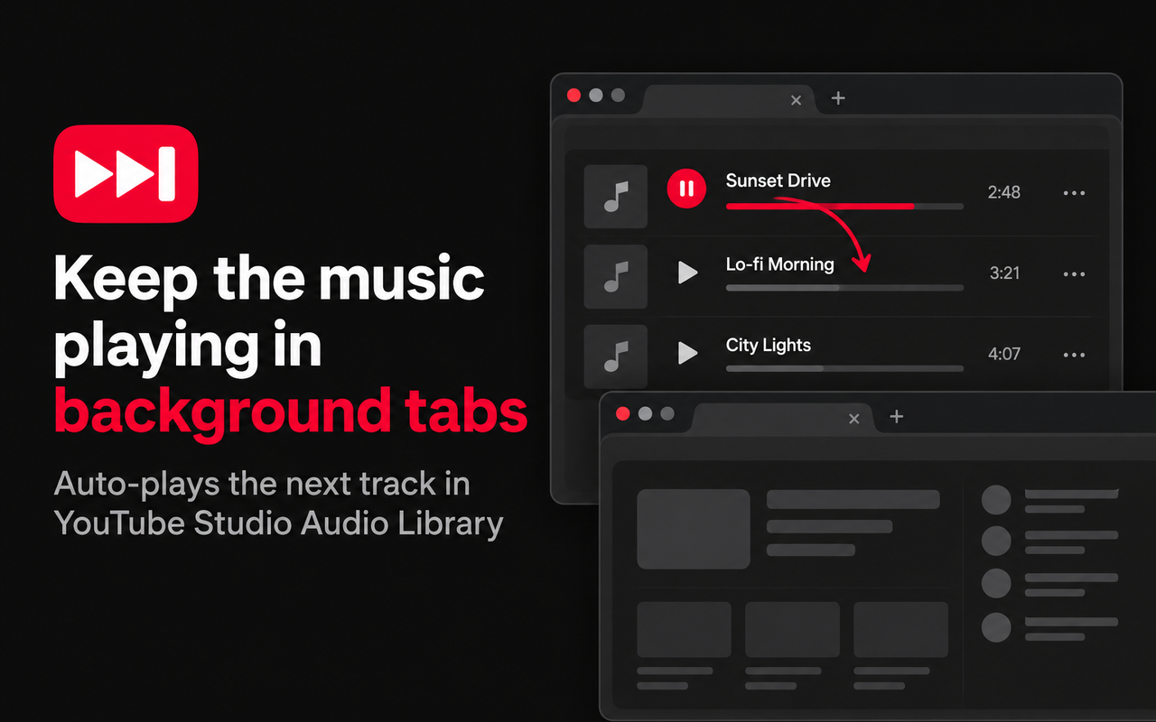Studio Autoplay playing the next track in a background tab