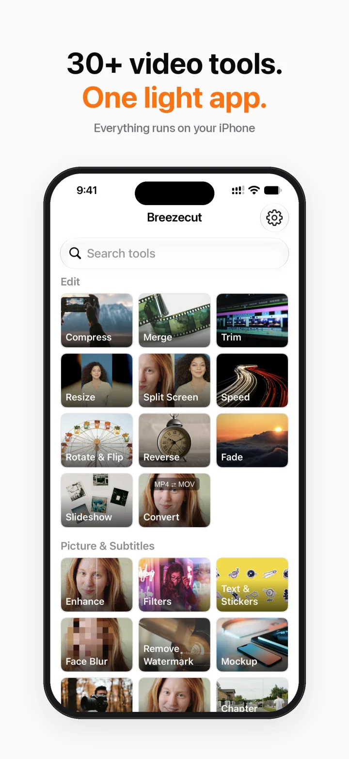 Breezecut:Overview of 30+ tools