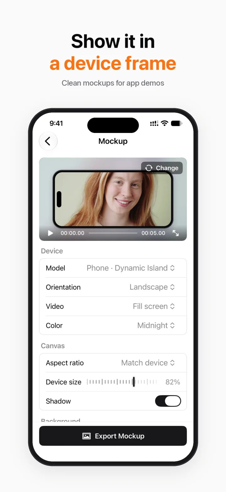 Breezecut:Device mockup